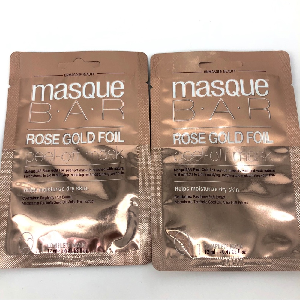 Masque Bar Rose Gold Dry Skin Foil Peel Off Mask